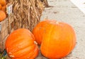 Selection of two large pumpkins