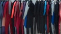 Selection of wetsuits Royalty Free Stock Photo