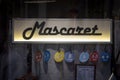 Selective blur on a mascaret logo on their bordeaux shop.