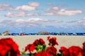 Selective focus - beach of Tossa de Mar