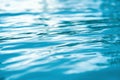 Selective Focus Blue Pool Water Background