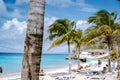 Selective focus with blurry background, Curacao Caribbean Island, Kokomo Beach Views around the Caribbean island of Royalty Free Stock Photo