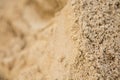 Selective focus of Closeup sand  pattern texture background Royalty Free Stock Photo