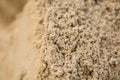 Selective focus of Closeup sand  pattern texture background Royalty Free Stock Photo