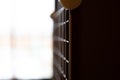 Selective focus on a connecting block on a modular wire cage shelving system