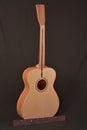 Mahogany and Sitka OM Guitar in Building Process