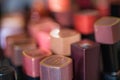 Selective Focus Image Of various lipsticks Royalty Free Stock Photo
