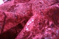 selective focus maroon brocade tile and soft fabric Royalty Free Stock Photo