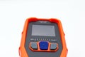 Selective focus. Moisture meter isolated Royalty Free Stock Photo