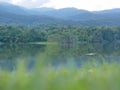 Moutain and lake in the North of Thailand Royalty Free Stock Photo