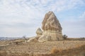 phallic-shaped pillars at love valley in Cappadocia Turkey