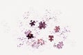 Selective focus of pieces puzzle jigsaw Royalty Free Stock Photo