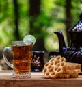 Tea cup with background blur,Selective focus, Shallow depth of field, Chrominance noise, Luminance noise, Sharpening