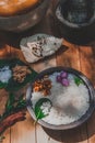 Traditional dish with background blur,Selective focus, Shallow depth of field, Chrominance noise, Luminance noise, Sharpening Royalty Free Stock Photo