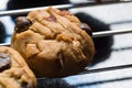 Selective focus with shallow depth of field on home made cookies Royalty Free Stock Photo