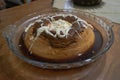 Selective focus shot of a delicious chocolate Sponge cake Royalty Free Stock Photo