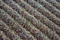 Selective focus shot of a pile of crushed stone