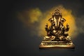 Selective focus on statue of Lord Ganesha , Ganesha Festival. Hindu religion and Indian celebration of Diwali festival concept on Royalty Free Stock Photo