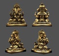 Selective focus on statue of Lord Ganesha , Ganesha Festival. Hindu religion and Indian celebration of Diwali festival concept on Royalty Free Stock Photo