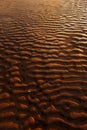 selective focus, view of setting sun and sky with clouds. nature background, peaceful abstract light