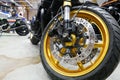 Selective focused of motorcycle front wheel disk brakes and its system.