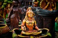 Selective focused view of Indian gods and goddess