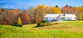 Selective Focused White Rural Holiday Modern House surrounded by Natural Forest Background. Exterior, Architectural Landscape