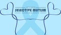 Selective Mutism Awareness Month is observed every year on October Royalty Free Stock Photo