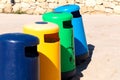 Selective recicle bins Royalty Free Stock Photo