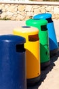 Selective recicle bins Royalty Free Stock Photo