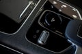 Automatic transmission selector in the interior of a modern car Royalty Free Stock Photo