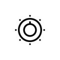 selector icon. Simple thin line, outline vector of Laundry icons for UI and UX, website or mobile application