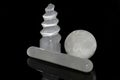 Selenite samples Royalty Free Stock Photo
