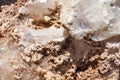Macro of Selenite Rock Crystal