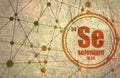 Selenium chemical element.