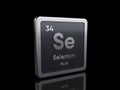 Selenium Se, element symbol from periodic table series