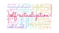 Self-Actualization Animated Word Cloud