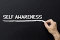 Self-awareness improvement concept. Royalty Free Stock Photo