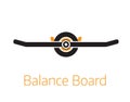 Self Balance Board Outline Icon or Logo