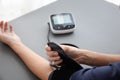 Self blood pressure and heart rate measurement