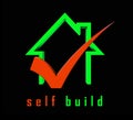 Self Build Construction Icon Representing House Building By Yourself - 3d Illustration