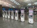 Self check in kiosks at the Incheon International Airport, Seoul