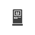 Self Checkout Shop vector icon Royalty Free Stock Photo