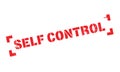 Self Control rubber stamp