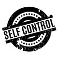 Self Control rubber stamp