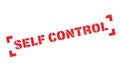 Self Control rubber stamp