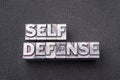 Self defense bm Royalty Free Stock Photo