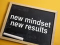 Self Development Motivational Words Quotes Concept, New Mindset Result