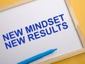 Self Development Motivational Words Quotes Concept, New Mindset Result Royalty Free Stock Photo