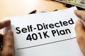 Self directed 401k plan.